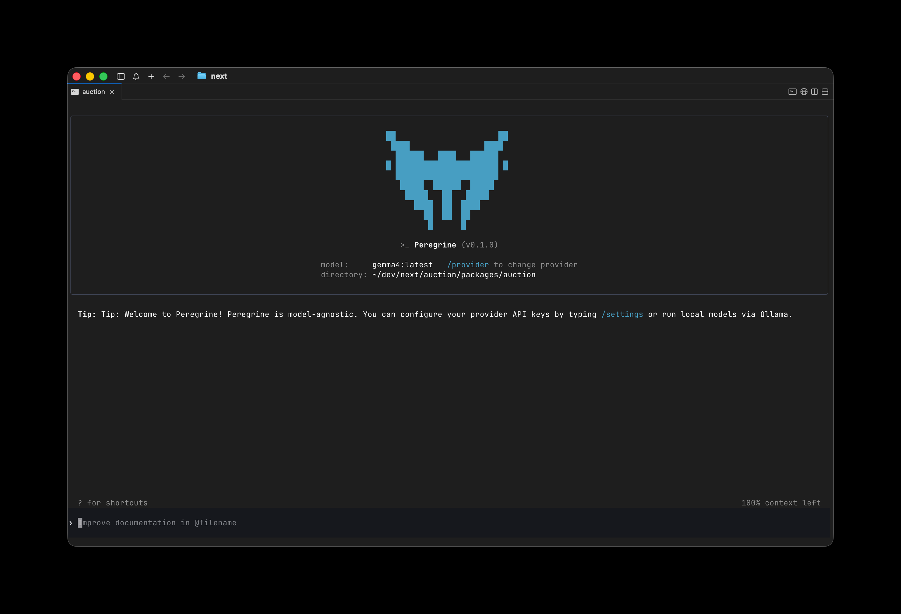 Peregrine Agent Interface